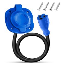 Watertight Wire Seal - 15A NEMA 5-15 RV Shore Power Inlet